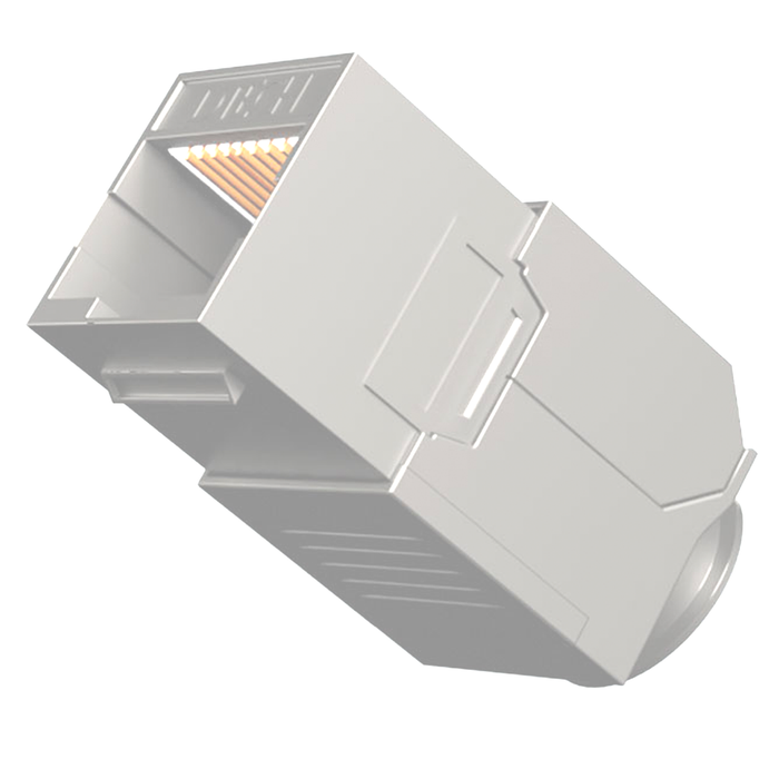 DTECH CAT6 10XG 10GBASET Tooless Keystone - Pack of 4 - White (DTE-MC10G-TLU-WT)