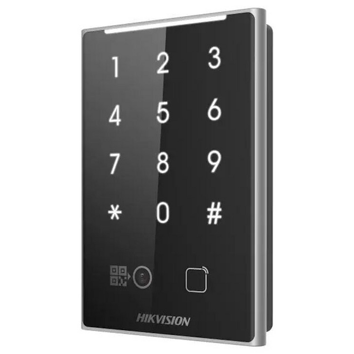 Hikvision Mifare Card Reader with Keypad and QR Code (DS-K1109DKB-QR)