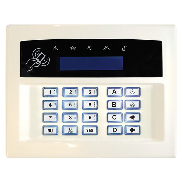 Pyronix Euro Casing for LCDPZ Keypad - White (PYR-EUR-LCD-CASING/WHITE)