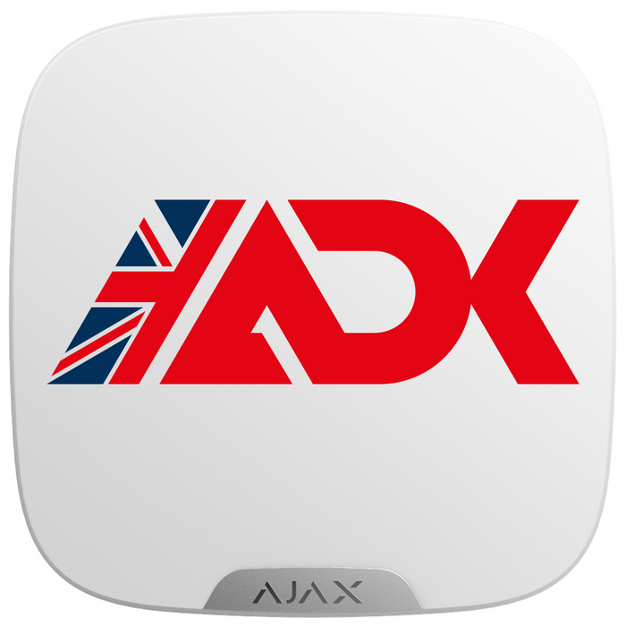 ADK Printed DoubleDeck BrandPlate Cover - White (AJA-20380-ADK-PK1)