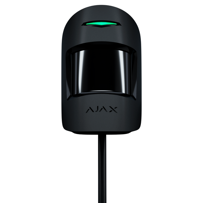 Ajax Fibra MotionProtect Plus Pet Tolerant Dual Tech PIR - Black (AJA-46717)