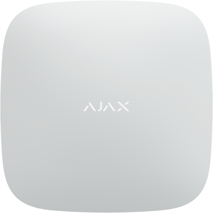 Ajax Hub2 Surveillance Control Panel - Dual GSM & Ethernet - White (AJA-22920)