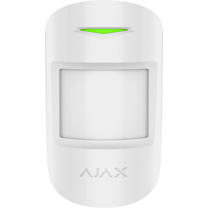 Ajax CombiProtect Wireless PIR with Acoustic Glass Break - White (AJA-22950)
