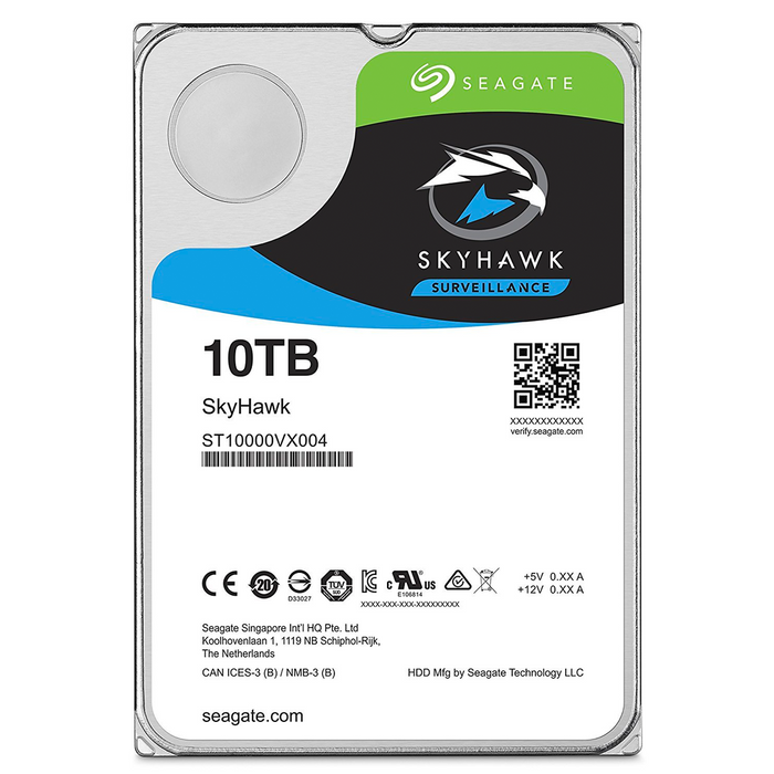 10TB - Seagate SkyHawk Surveillance Hard Drive