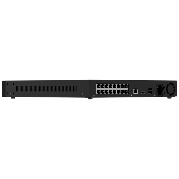 Ajax Superior NVR H2DAI16PAC 32 Channel IP CCTV Recorder - 16 POE - Black (AJA-160681)