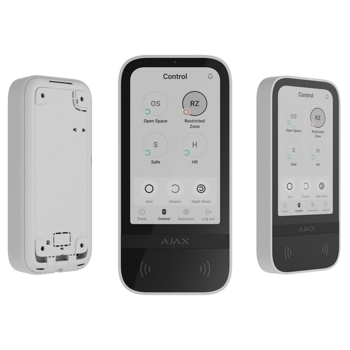 Ajax Keypad TouchScreen Wireless Arming Station - White (AJA-58455)
