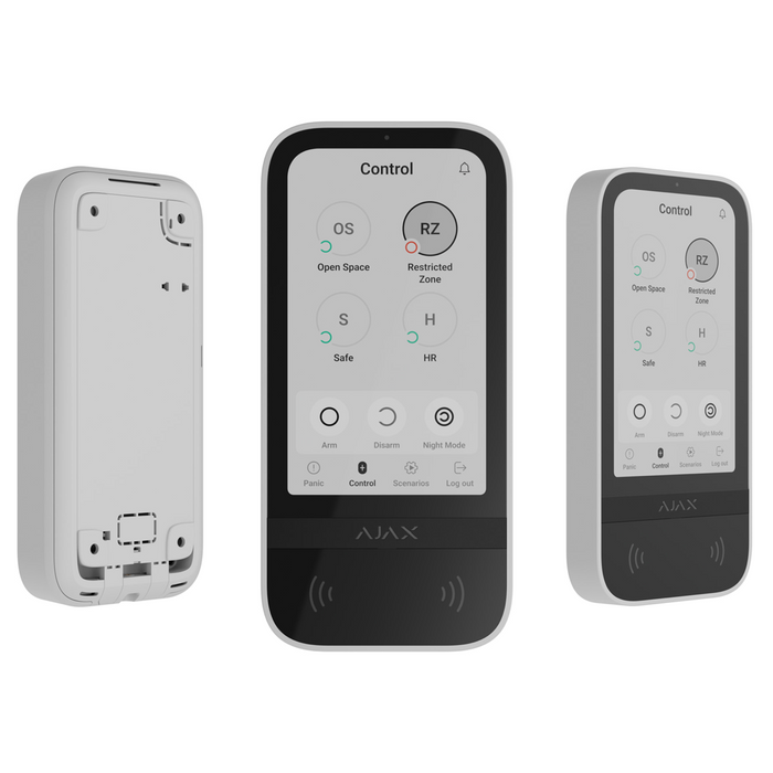 Ajax Keypad TouchScreen Wireless Arming Station - White (AJA-58467)