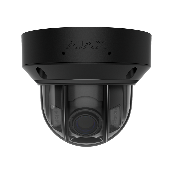 AJAX DomeCam HLVF 4K 8MP HybridLight Varifocal Black (AJA-126286)