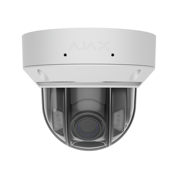 AJAX DomeCam HLVF 4K 8MP HybridLight Varifocal White (AJA-126287)