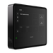 Ajax EN54 wireless touchscreen fire alarm hub in black, front angled view