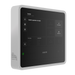 Ajax EN54 wireless touchscreen fire alarm hub in white, front angled view