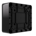Ajax EN54 GlandBox cable entry housing in black, back angled view
