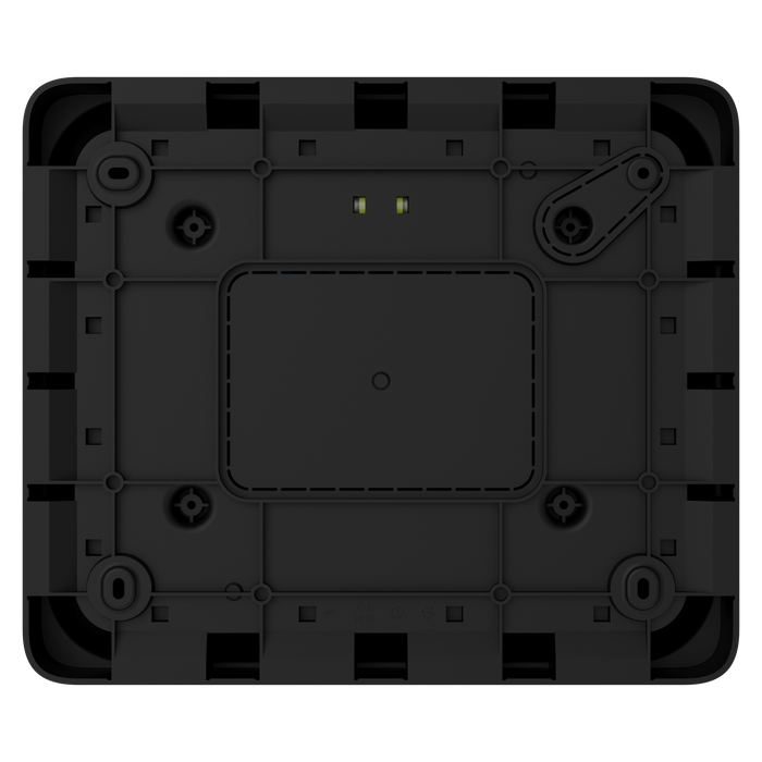 Ajax EN54 GlandBox cable entry housing in black, back view