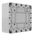 Ajax EN54 GlandBox cable entry housing in white, back angled view