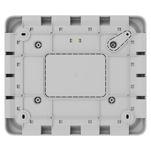 Ajax EN54 GlandBox cable entry housing in white, back view