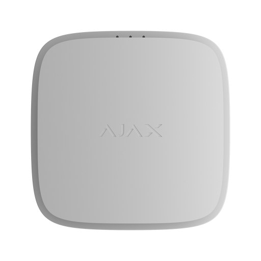 Ajax EN54 FireProtect wireless smoke detector in white, front view