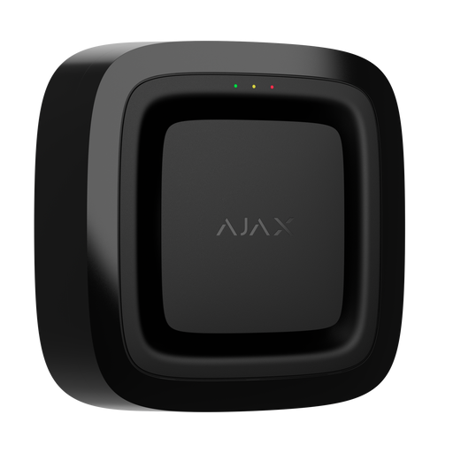 Ajax EN54 FireProtect wireless fire alarm sounder in black, front angled view