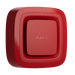 Ajax EN54 FireProtect wireless fire alarm sounder in red, front angled view