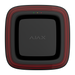 Ajax EN54 FireProtect wireless sounder with VAD visual alarm device beacon in black, front view