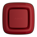 Ajax EN54 FireProtect wireless sounder with VAD visual alarm device beacon in red, front view
