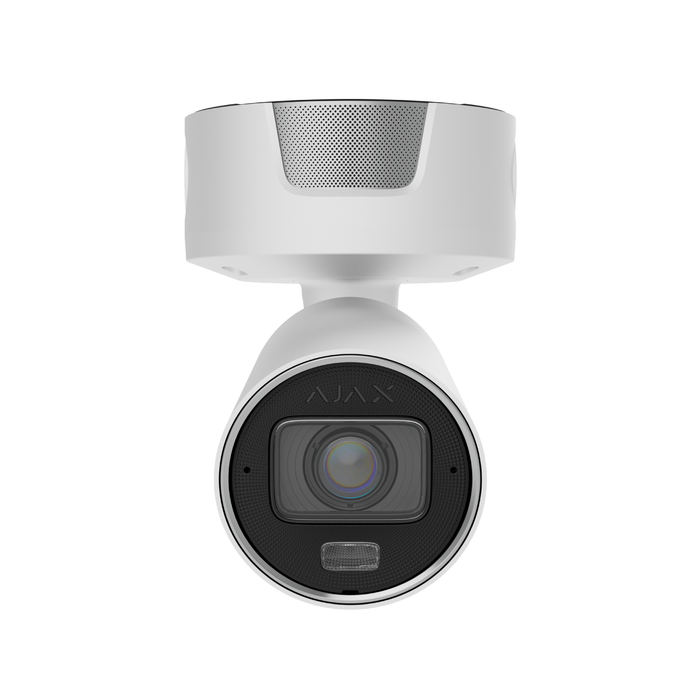 Ajax Superior BulletCam HLVF 4K 8MP,Varifocal HybridLight with Two-Way Audio White (AJA-135572)