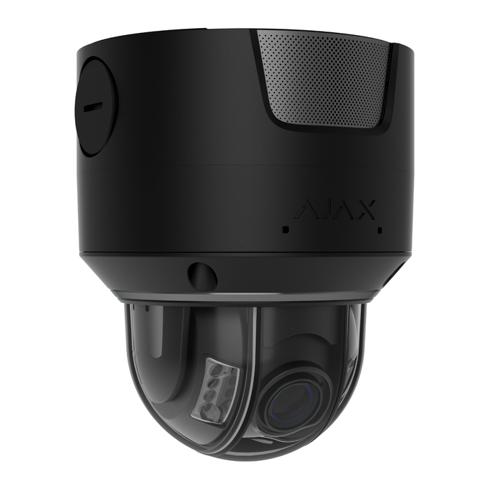 Ajax Superior DomeCam HLVF 4K 8MP, Varifocal HybridLight with Two-Way Audio - Black (AJA-135579)