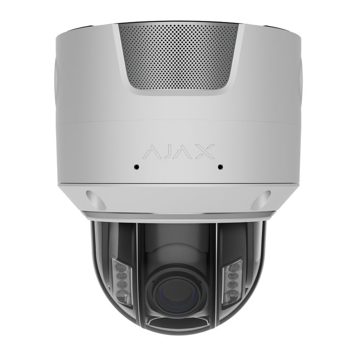 Ajax Superior DomeCam HLVF 4MP, Varifocal HybridLight with Two-Way Audio White (AJA-135578)