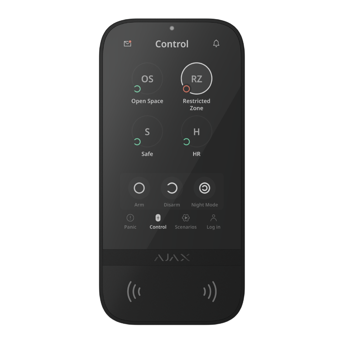 Ajax Superior KeyPad TouchScreen G3 Jeweller Wireless Keypad Black (AJA-149673)