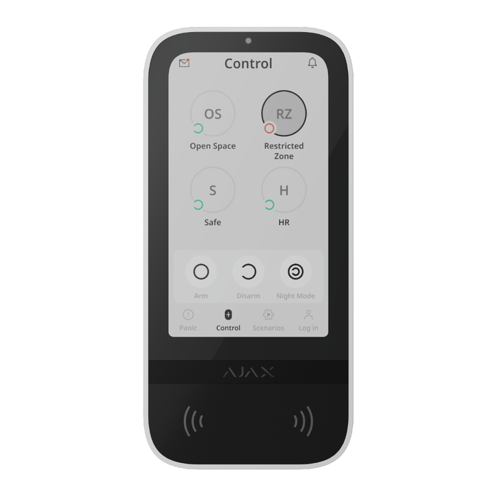 Ajax Superior KeyPad TouchScreen G3 Jeweller Wireless Keypad White (AJA-149672)