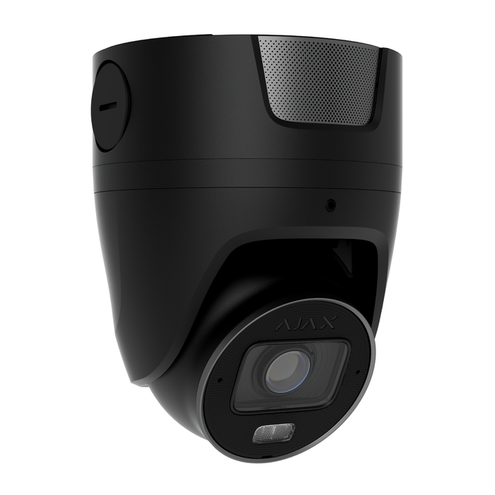 Ajax Superior TurretCam HLVF HybridLight 4MP Varifocal Turret IP Camera with Two-Way Audio - Black (AJA-135573)