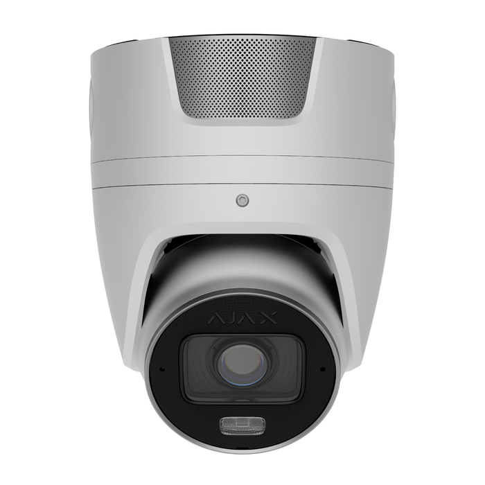 Ajax Superior TurretCam HLVF HybridLight 4MP Varifocal Turret IP Camera with Two-Way Audio White (AJA-135574)