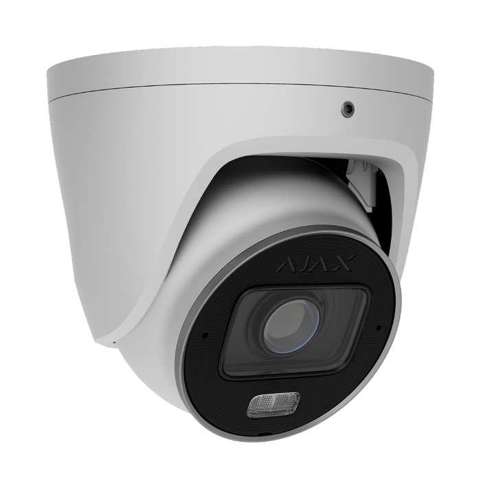Ajax TurretCam Varifocal Hybrid Light 8MP IP Camera White (AJA-126283)