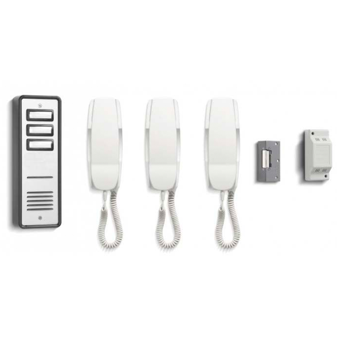 Bell 3 Button Audio Door Entry Kit with Door Release (BELL-903) — adk ...
