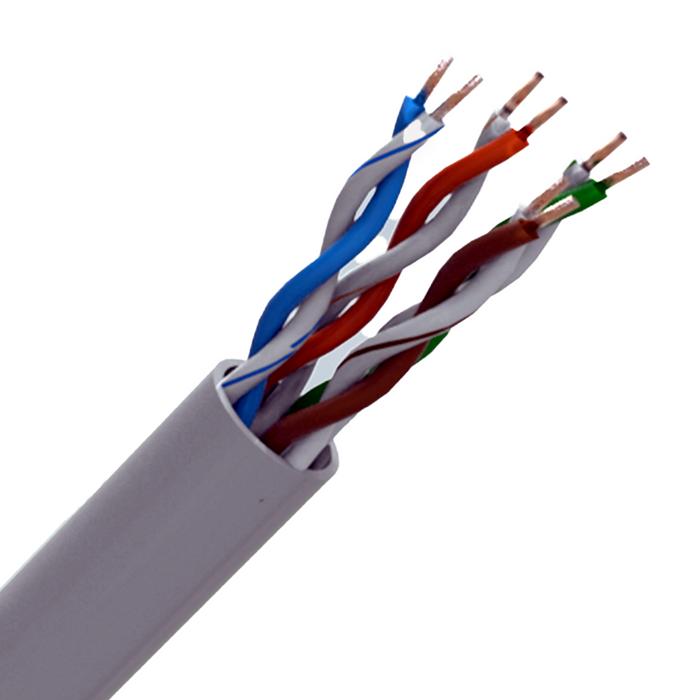 CQR CAT5E Internal Copper Cable 305m - Grey (CQR-CAT5EUTP/GY/PVC/305)