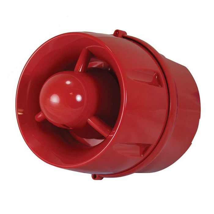 C-TEC ACTIV Wall Sounder IP55/65 Deep Base - Red-(CTEC-BF430C/CC/DR/65)