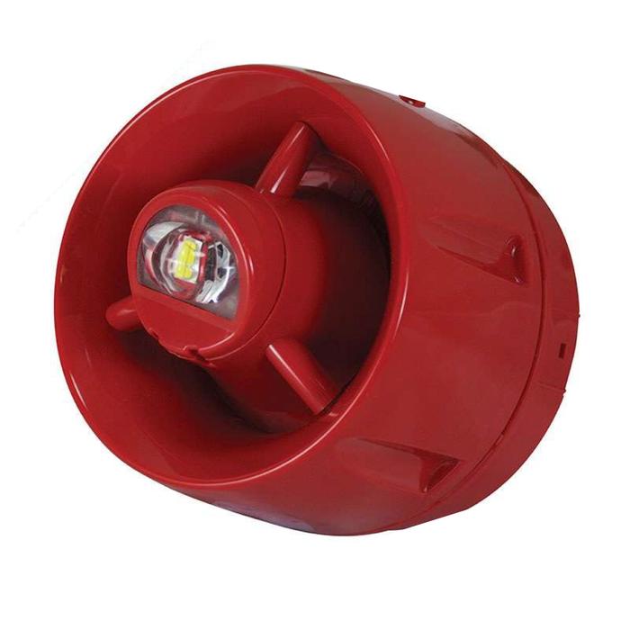C-TEC ACTIV Wall Sounder VAD Shallow Base Red-(CTEC-BF433C/CC/SR)