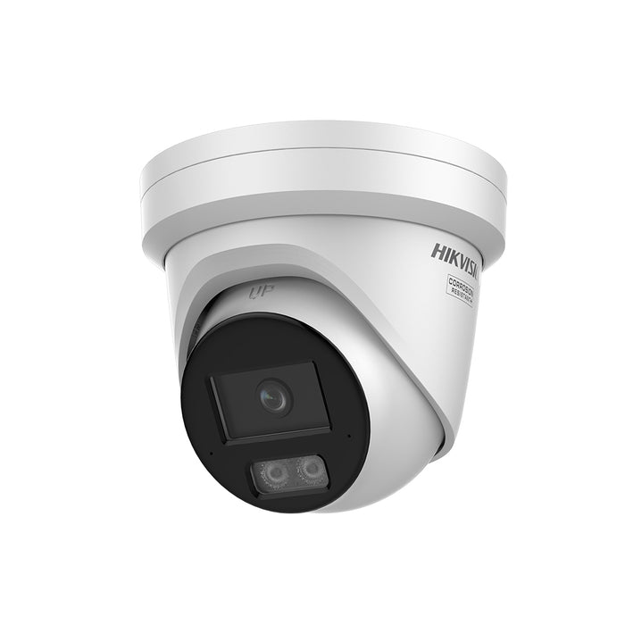 Hikvision IP AcuSense 3.0 DarkFighter 16MP 40m Turret Dome with Mic 2.8mm White (DS-2CD23166G3-I2UY-2.8)