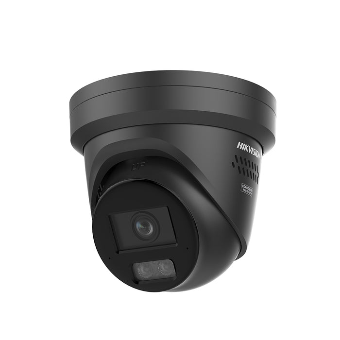 Hikvision IP AcuSense 3.0 DarkFighter 12MP 40m Turret Dome with Mic/Speaker/Strobe 2.8mm Black (DS-2CD23126G3-IS2UY/SL-B)