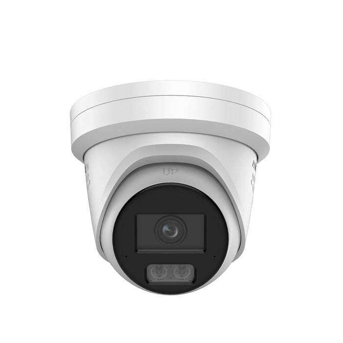Hikvision IP AcuSense 3.0 DarkFighter 12MP 40m Turret Dome with Mic/Speaker/Strobe 2.8mm Black (DS-2CD23126G3-IS2UY/SL)