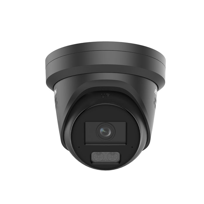 Hikvision IP AcuSense 3.0 DarkFighter 12MP 40m Turret Dome with Mic/Speaker/Strobe 2.8mm Black (DS-2CD23126G3-IS2UY/SL-B)