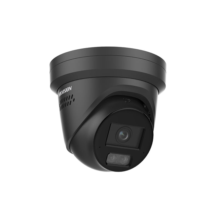 Hikvision IP AcuSense 3.0 DarkFighter 12MP 40m Turret Dome with Mic/Speaker/Strobe 2.8mm Black (DS-2CD23126G3-IS2UY/SL-B)