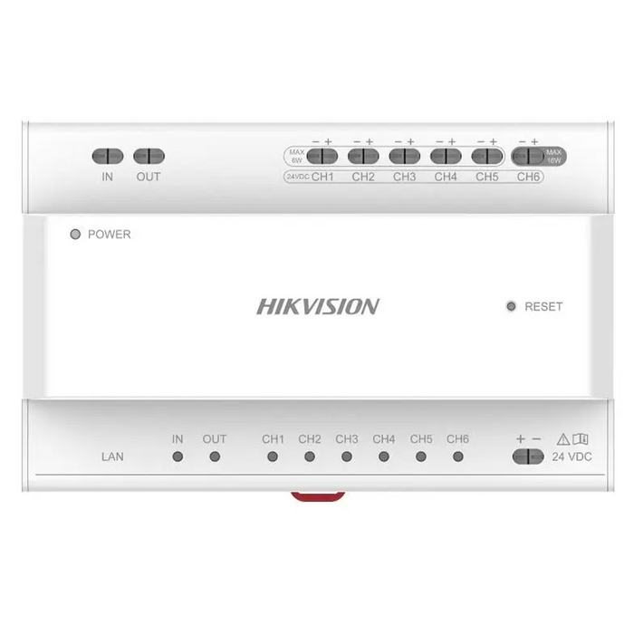 NEW Hikvision 2 Wire Intercom Audio/Video Distributor (DS-KAD706Y)