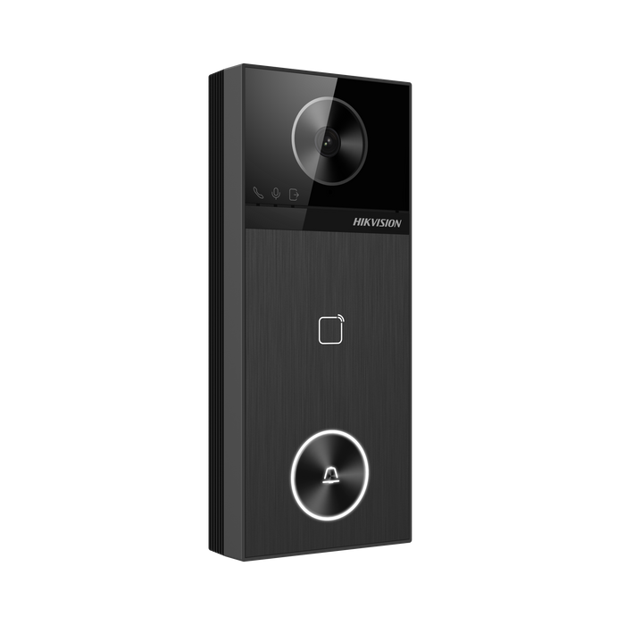 Hikvision 4MP IP Video Intercom Villa Door Station with WiFi & Bluetooth Black (DS-KV6114-WBE1)