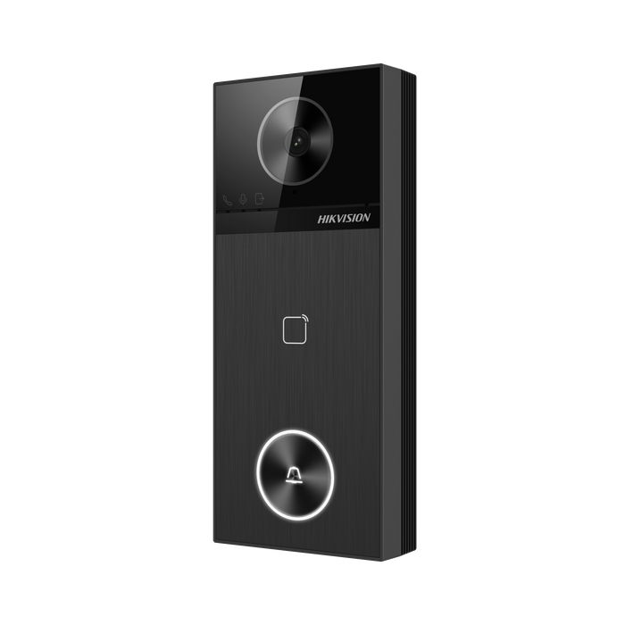 Hikvision 4MP IP Video Intercom Villa Door Station with WiFi & Bluetooth Black (DS-KV6114-WBE1)
