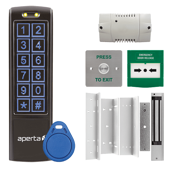 ESP EZ-TAG3PRO Proximity and Keypad Door Entry Kit - Black (EZ-TAG3PRO-BK)