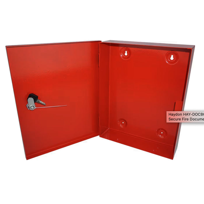 Fire Docbox Haydon A4 Metal Document Box for Fire Safety Documents(HAY-DOCBOX-FR ...