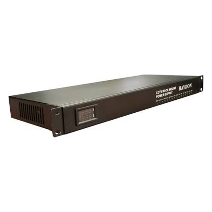 Haydon 12v 16Ah 16 Way Rackmount Power Supply (HAY-RMPSU1612-16A/1U)