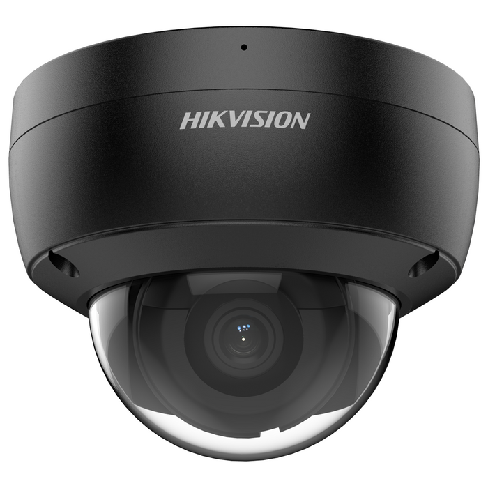 Hikvision IP Acusense DarkFighter 4MP 30m Vandal Dome with Microphone 2.8mm - Black (DS-2CD2146G2-ISU-2.8MM-BK)