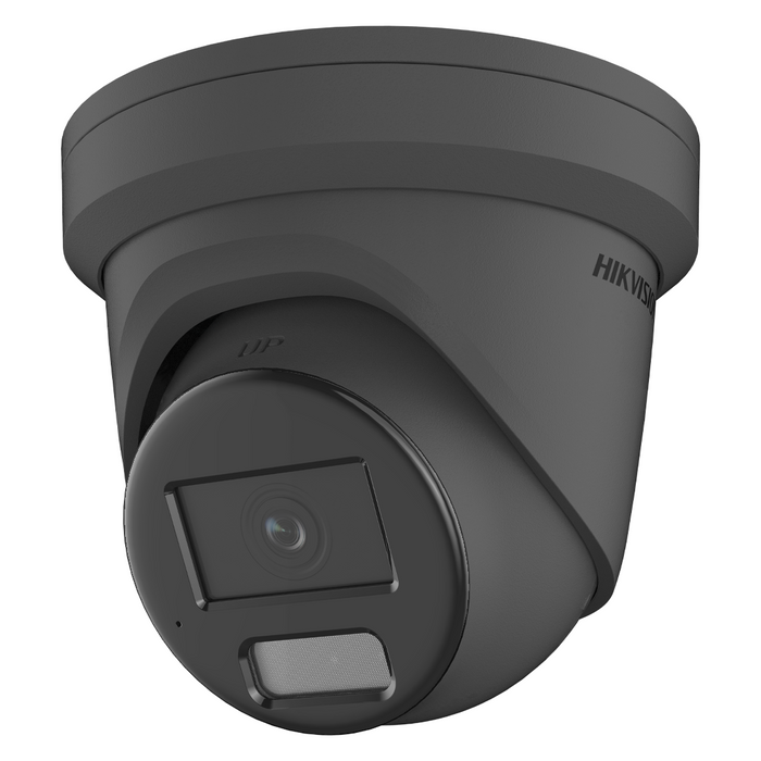 Hikvision IP Acusense DarkFighter 4MP 30m Turret Dome with Mic/Speaker/Alarm 2.8mm - Black (HIK-DS-2CD2346G2H-IS2U/SL-28-B)