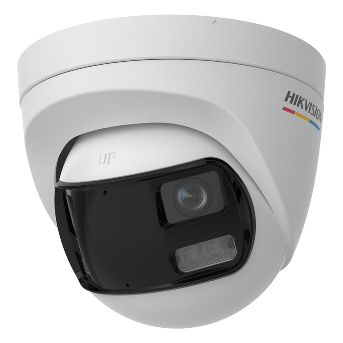 Hikvision Hybrid ColorVu Panoramic 3K 5MP 40m Turret Dome (HIK-DS-2CE72KF3TP-DLS)